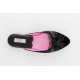 women's slippers TRIANON black suede